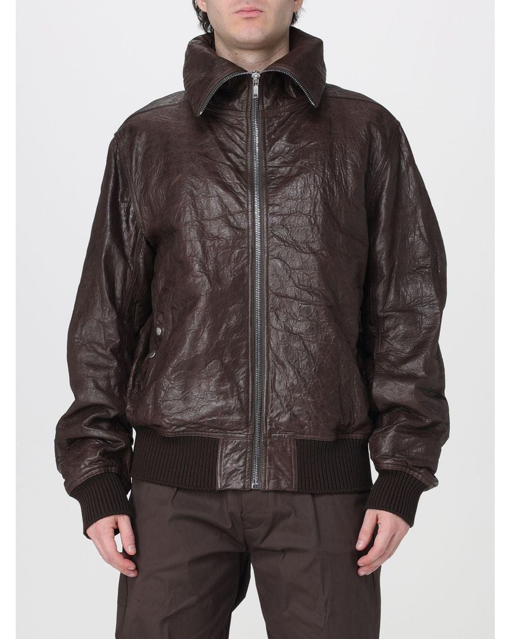 Rick Owens Brown Jacket for men