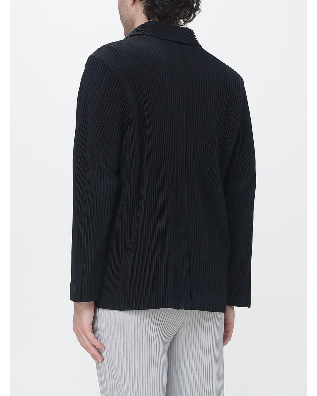 Homme Plissé Issey Miyake Blue Single-Breasted Plissé Blazer Homme Plissé Issey Miyake for men