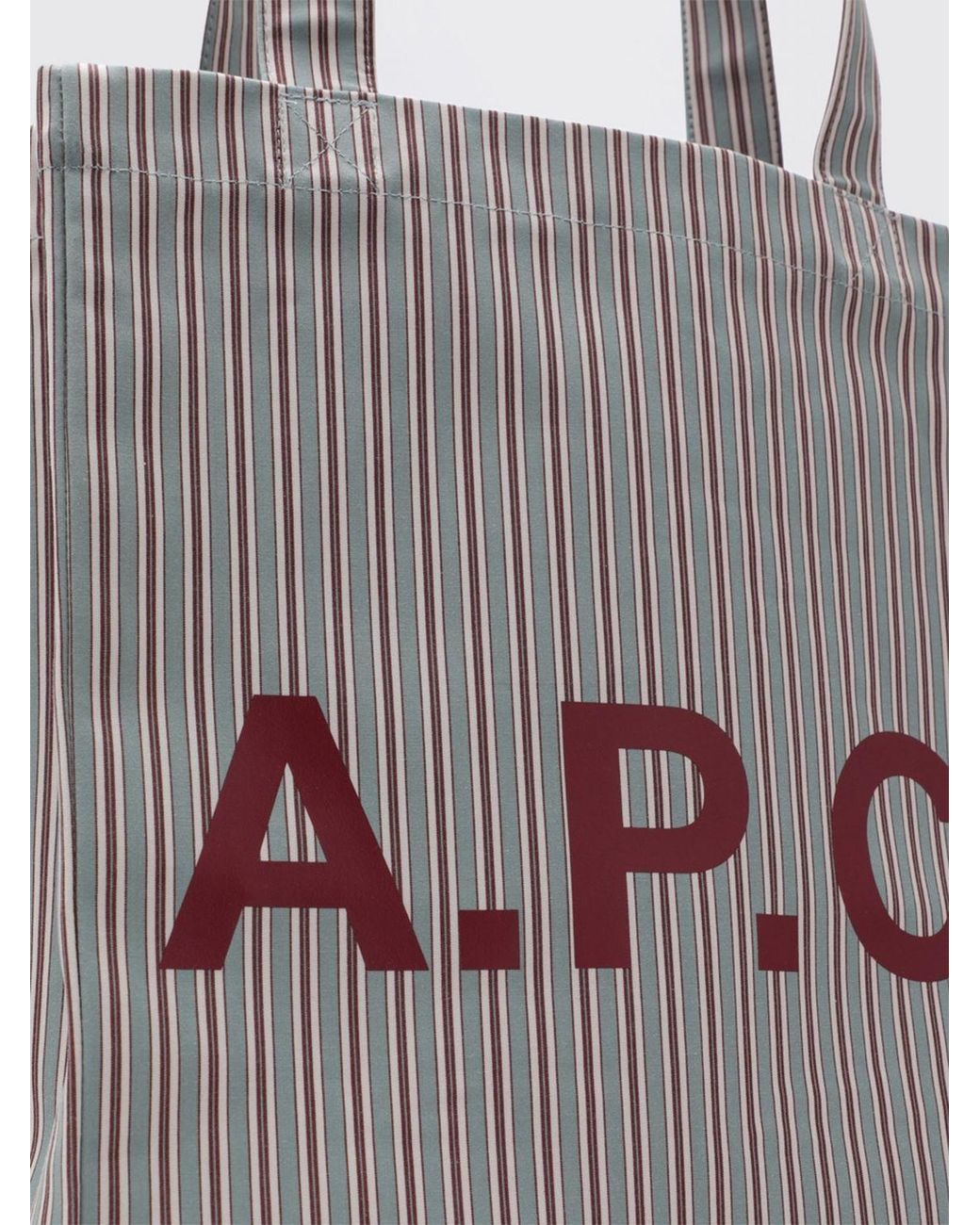 A.P.C. White Tote Bag