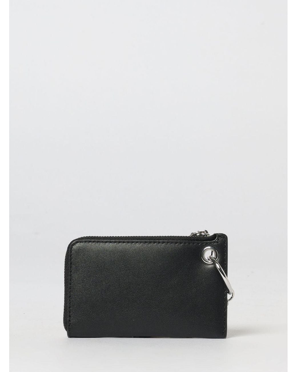 Marc Jacobs Black Everyday Top Zip Charm Wallet