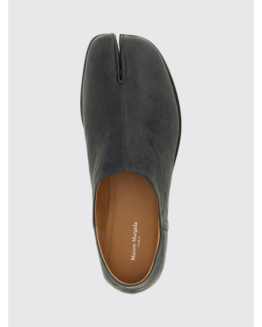 Maison Margiela White Tabi Split-Toe Leather Loafers for men