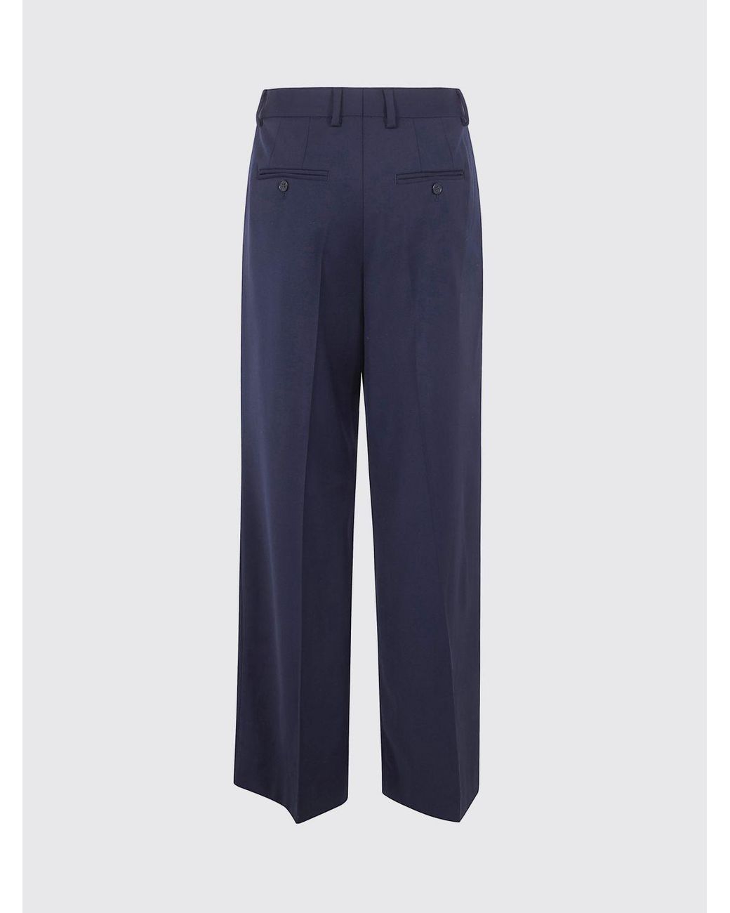 Filippa K Blue Wool Blend Tailored Trousers