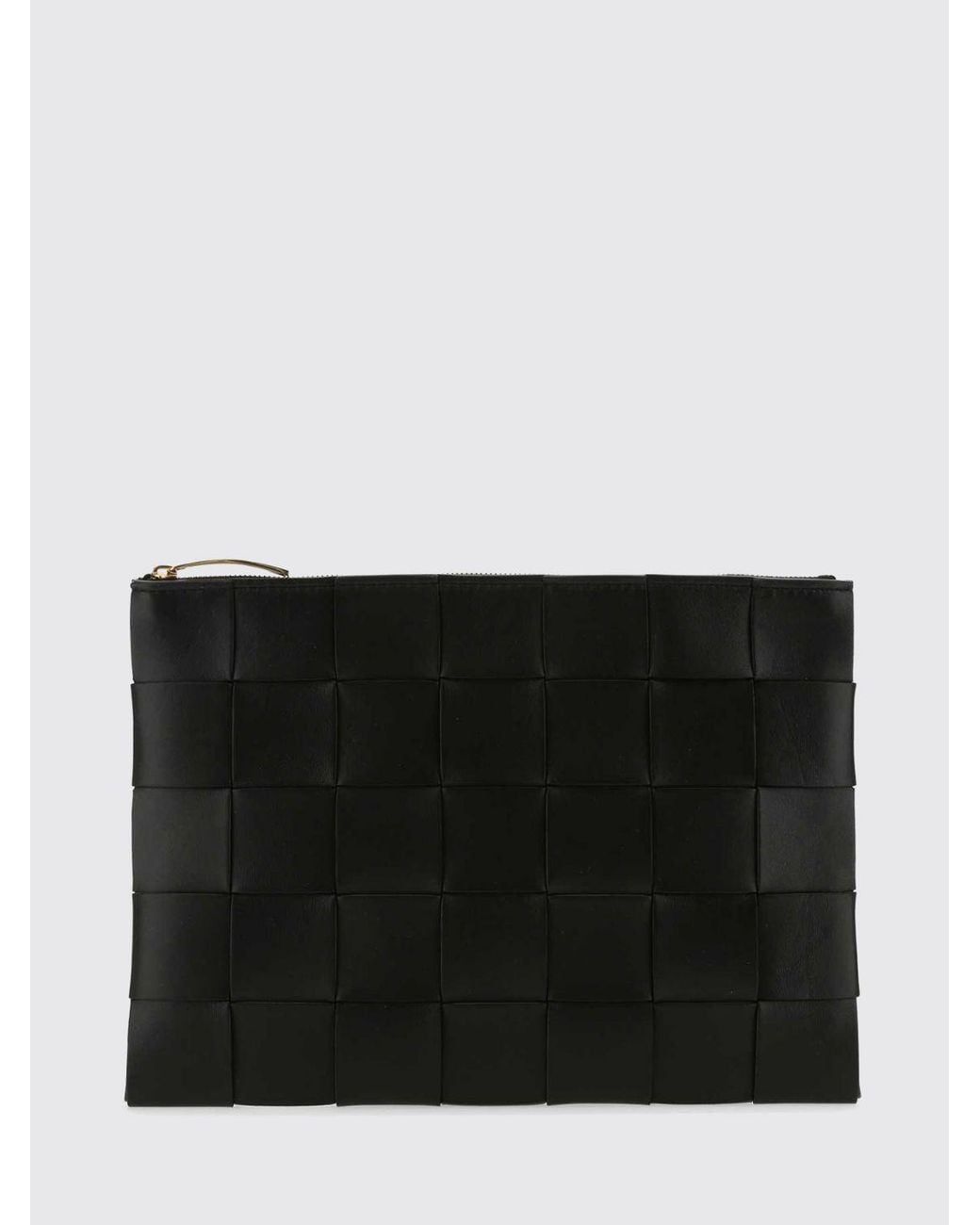 Bottega Veneta Black Rectangular Clutch