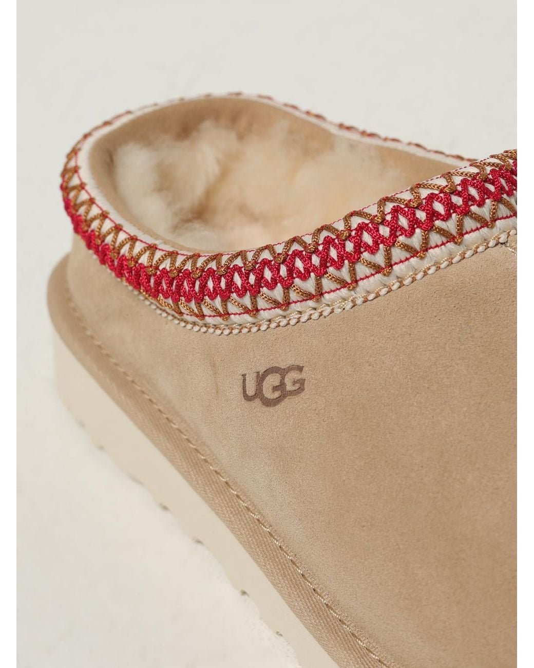 Ugg Natural Tasman Ii Suede Clogs