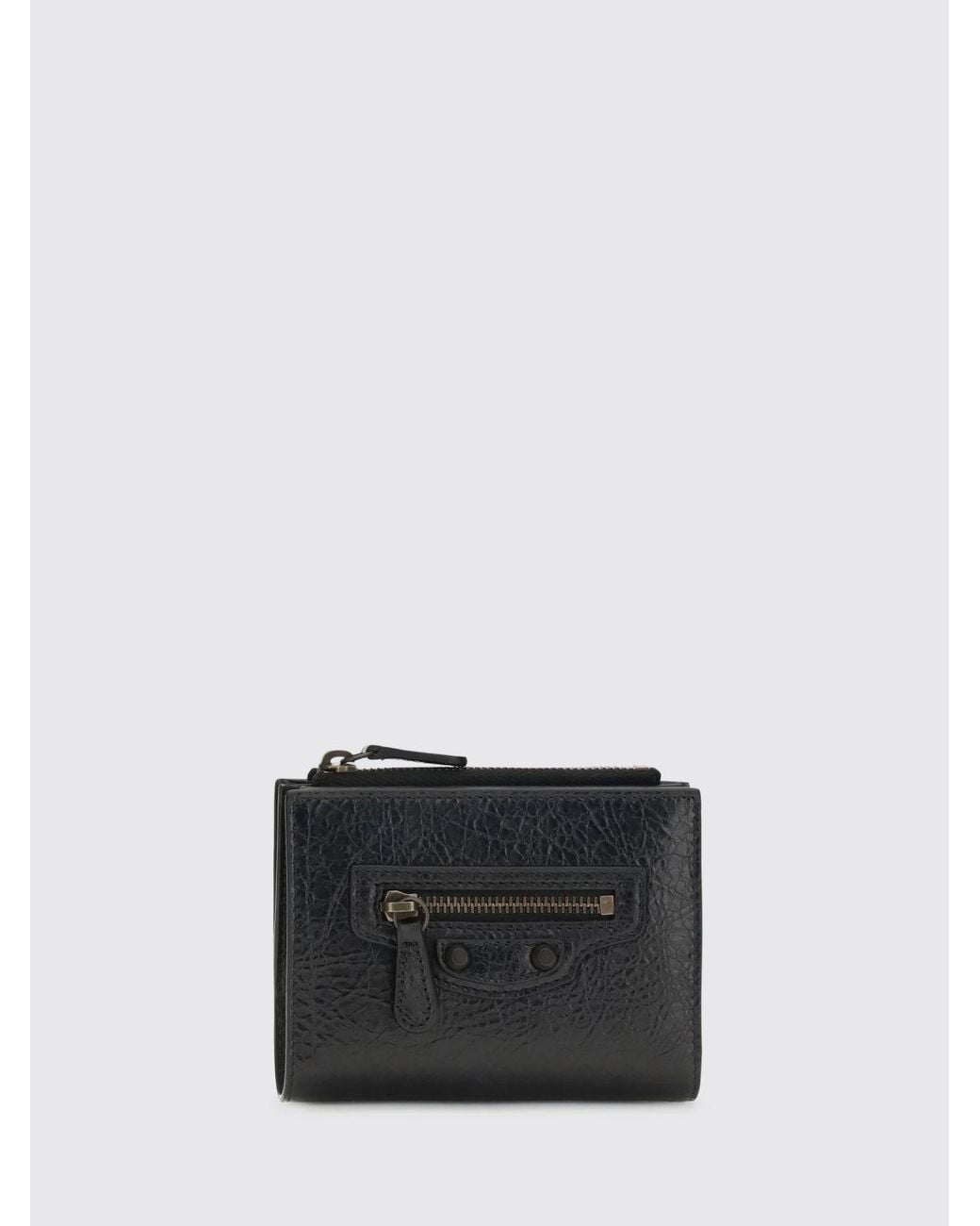 Balenciaga Black Le City Arena Leather Wallet