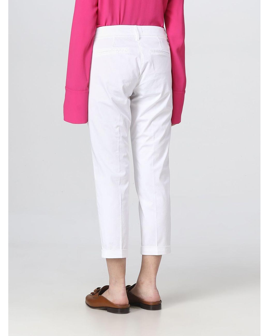 Fay White Trousers