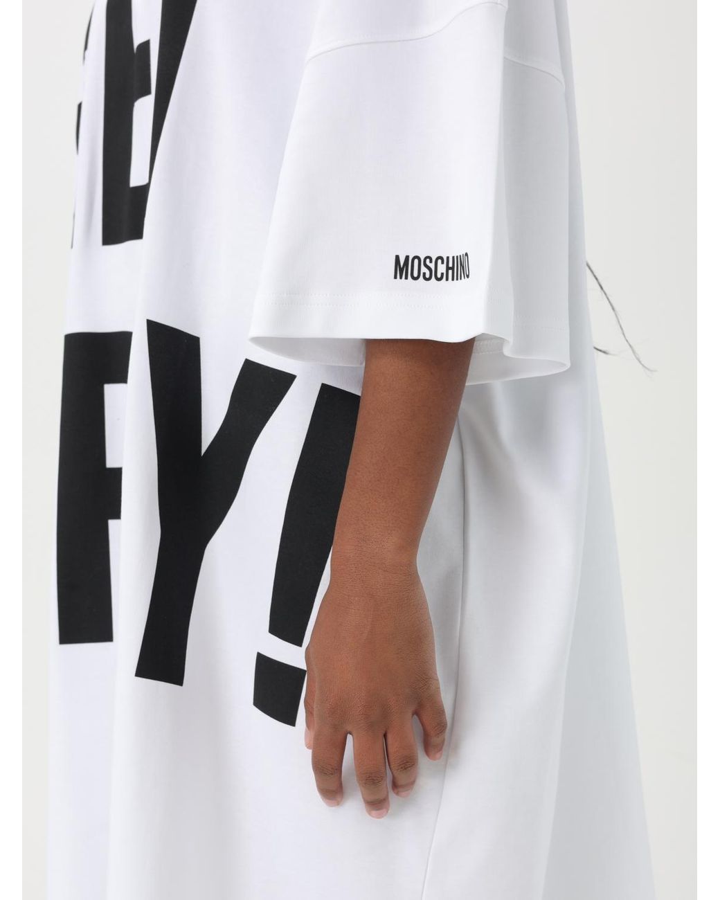 Moschino Couture White Dress