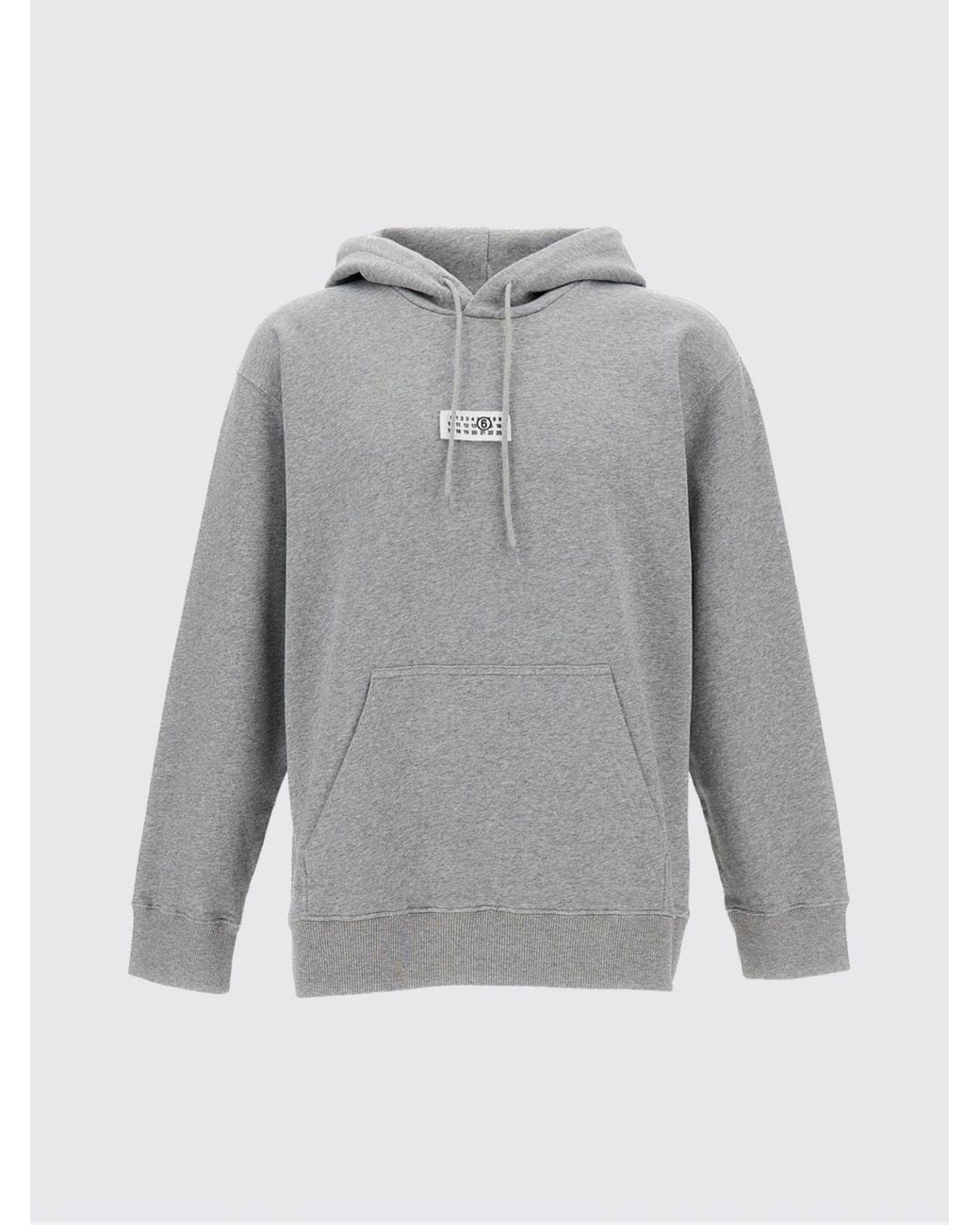 MM6 by Maison Margiela Gray Sweatshirt for men