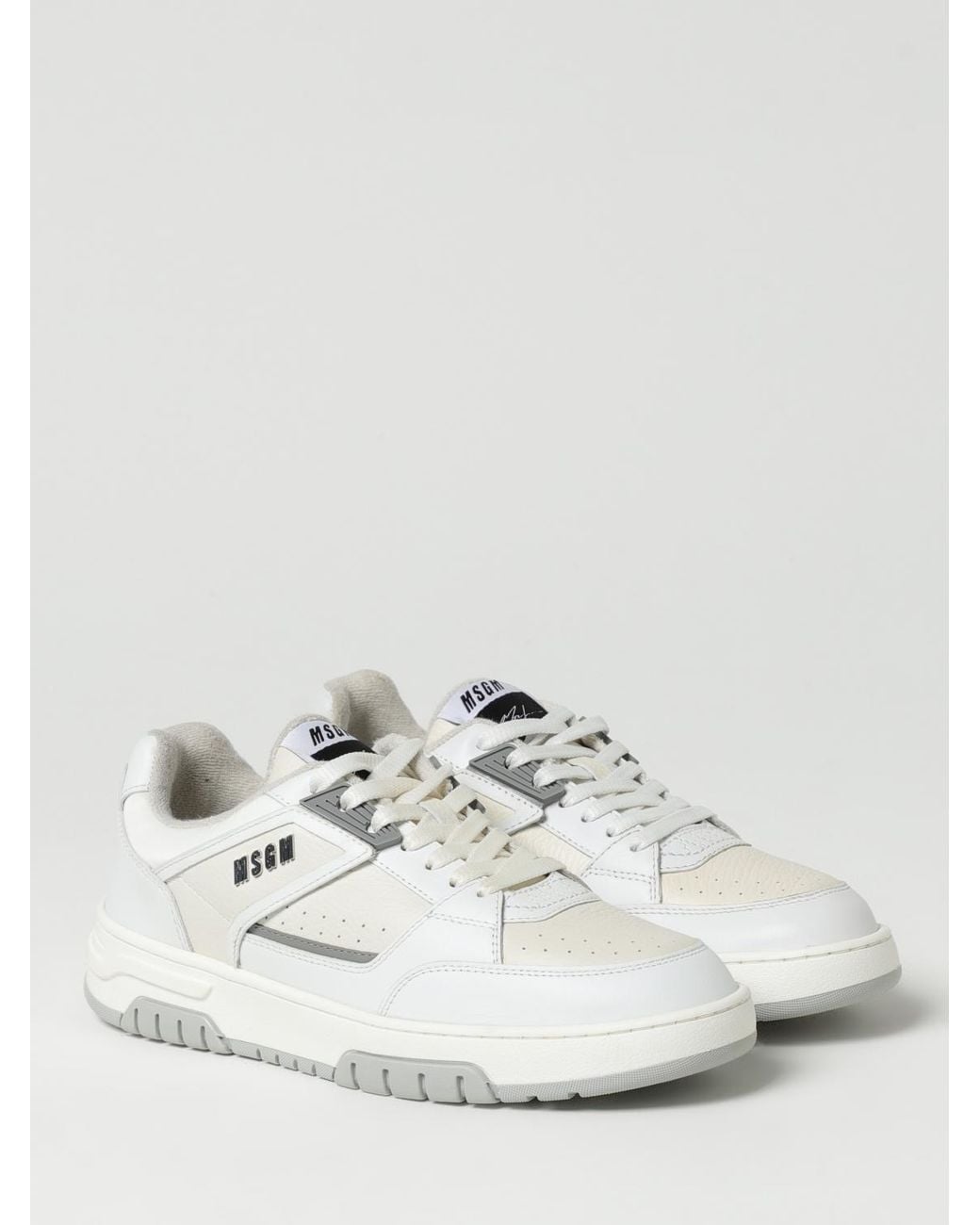 MSGM White Sneakers for men