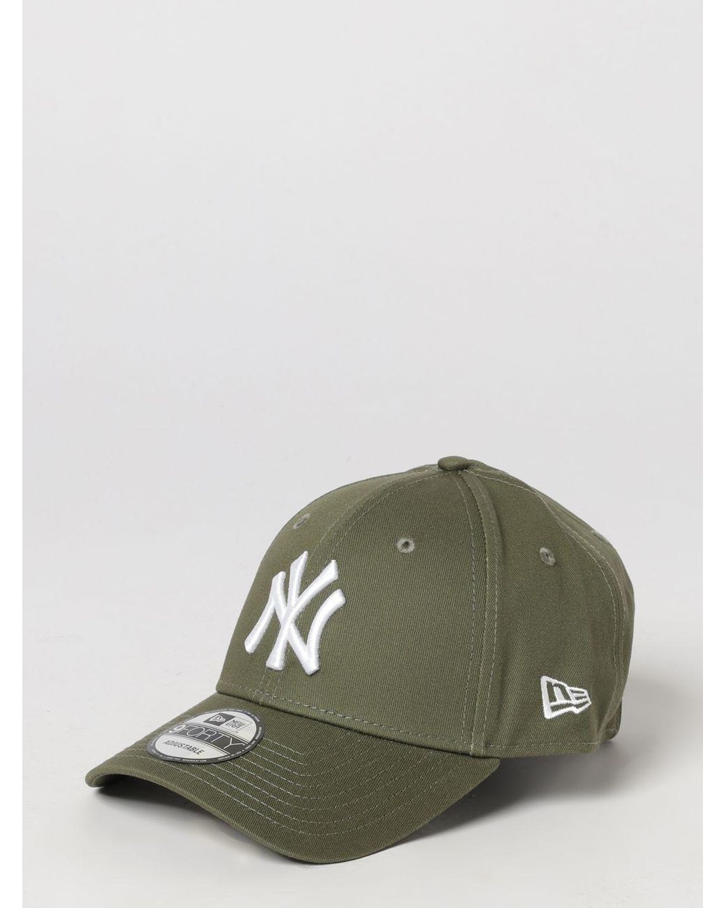 KTZ Green 9Forty Ny Yankees Cotton Baseball Cap With Embroidered Logo for men