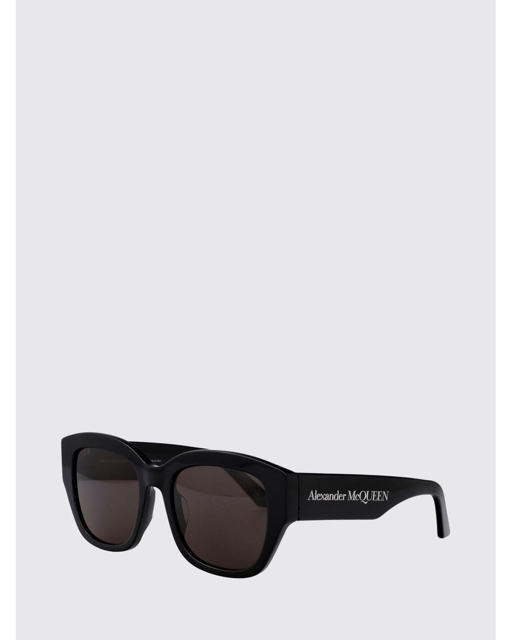 McQueen White Am0451Sa Acetate Sunglasses