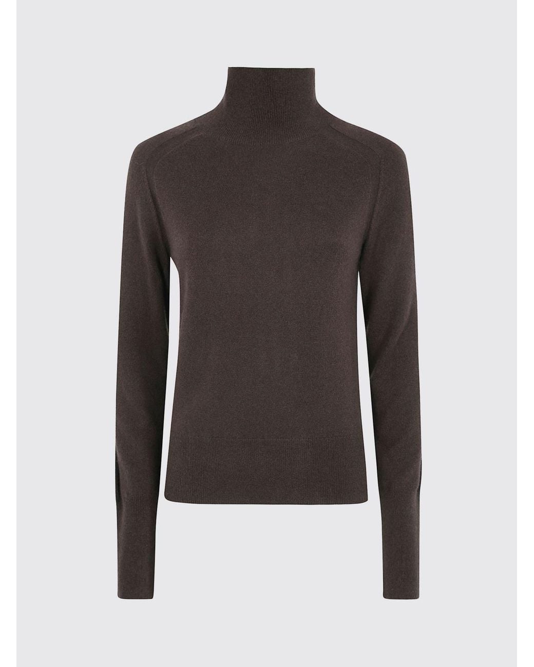 Joseph Black 100% Cashmere Turtleneck Jumper With Long Sleeves And Ribbed Trims