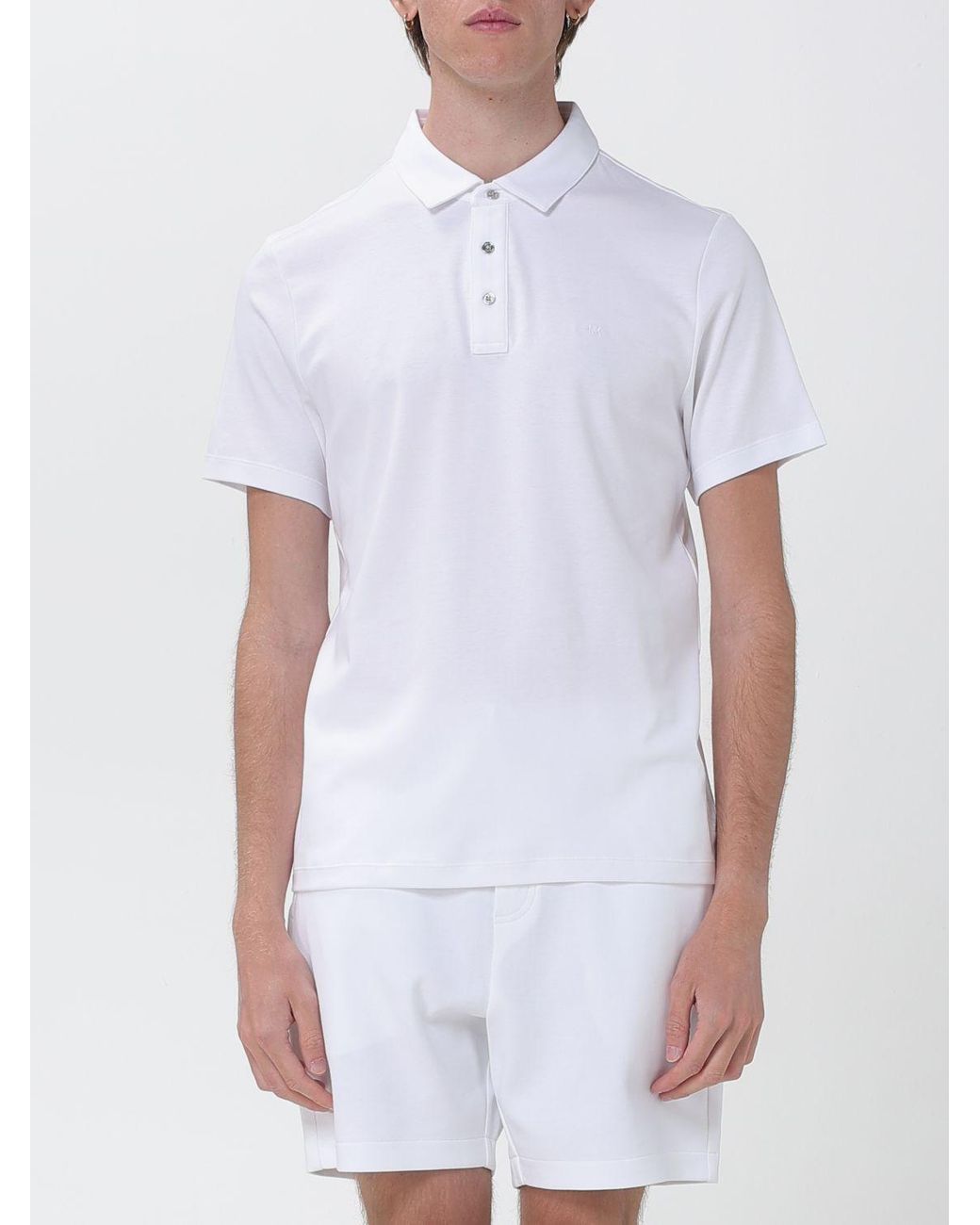 Michael Kors White Polo Shirt for men
