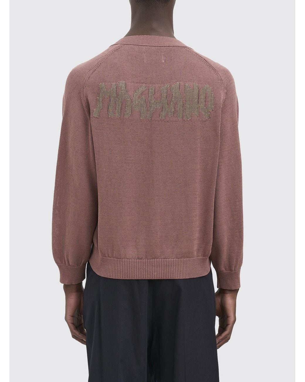 Magliano Pink Cotton Cardigan With Logo for men