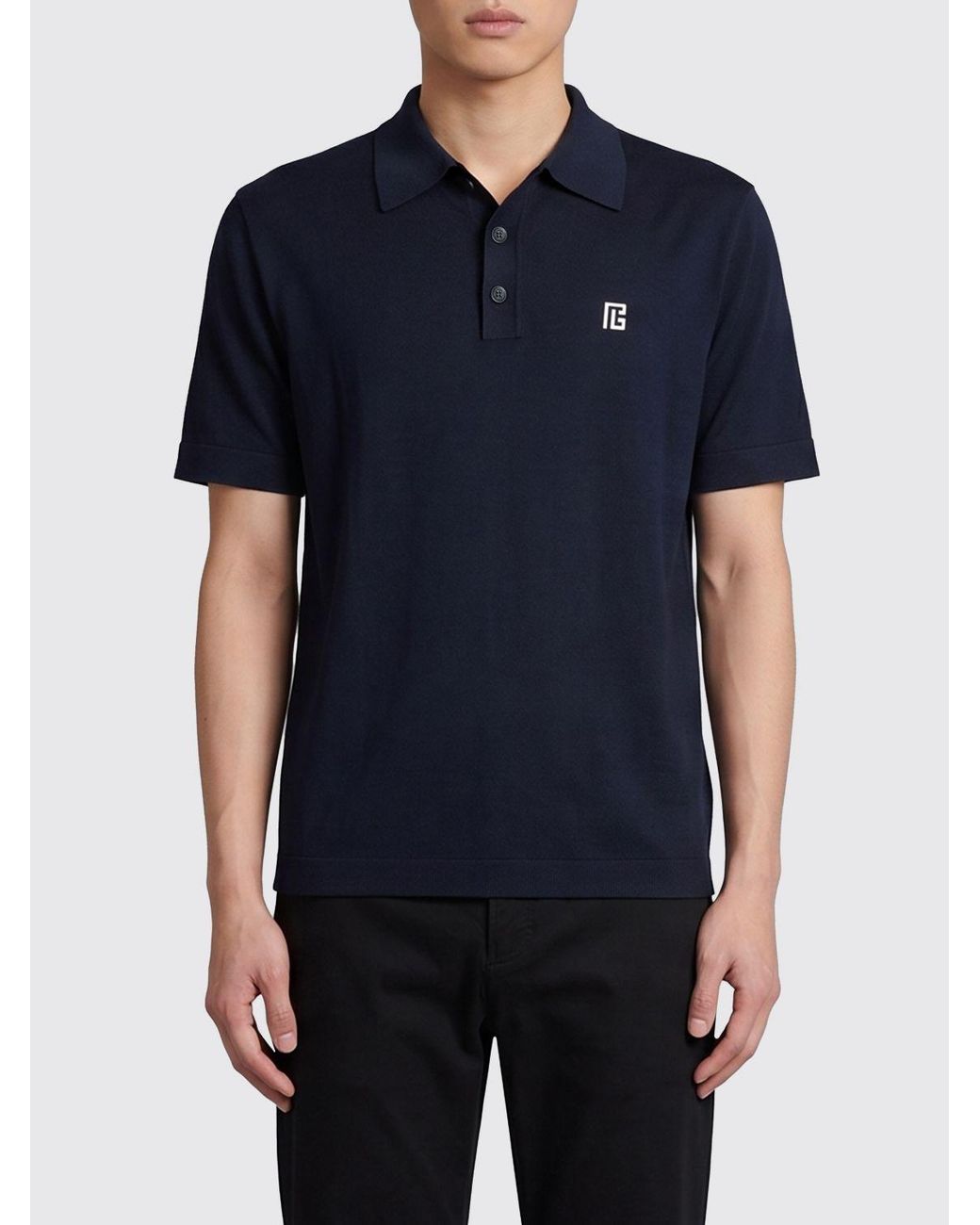Balmain Blue T-Shirt for men