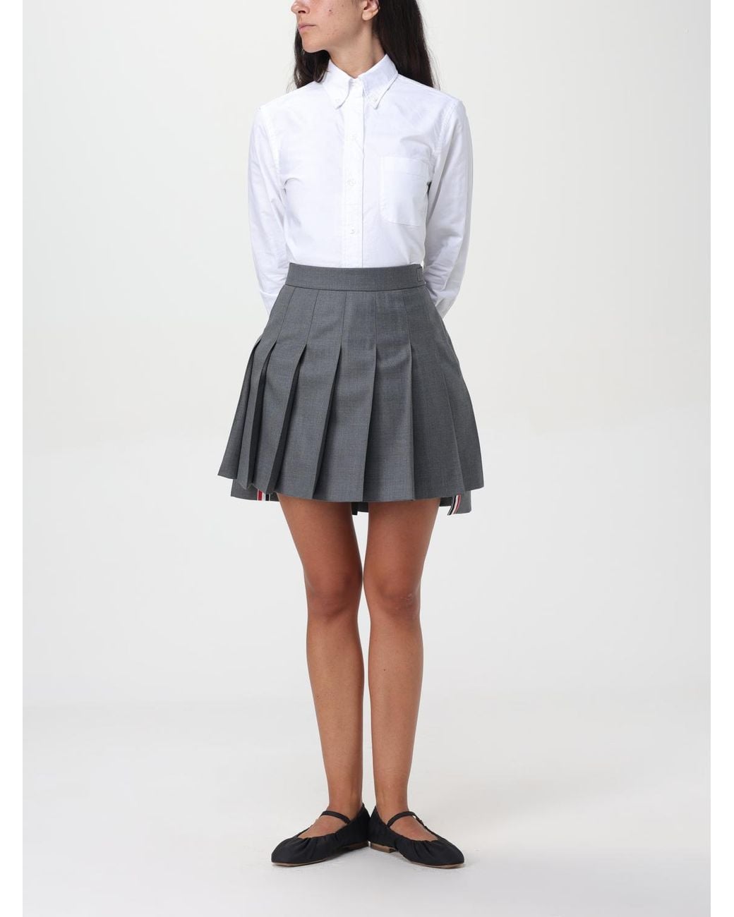 Thom Browne Gray Skirt