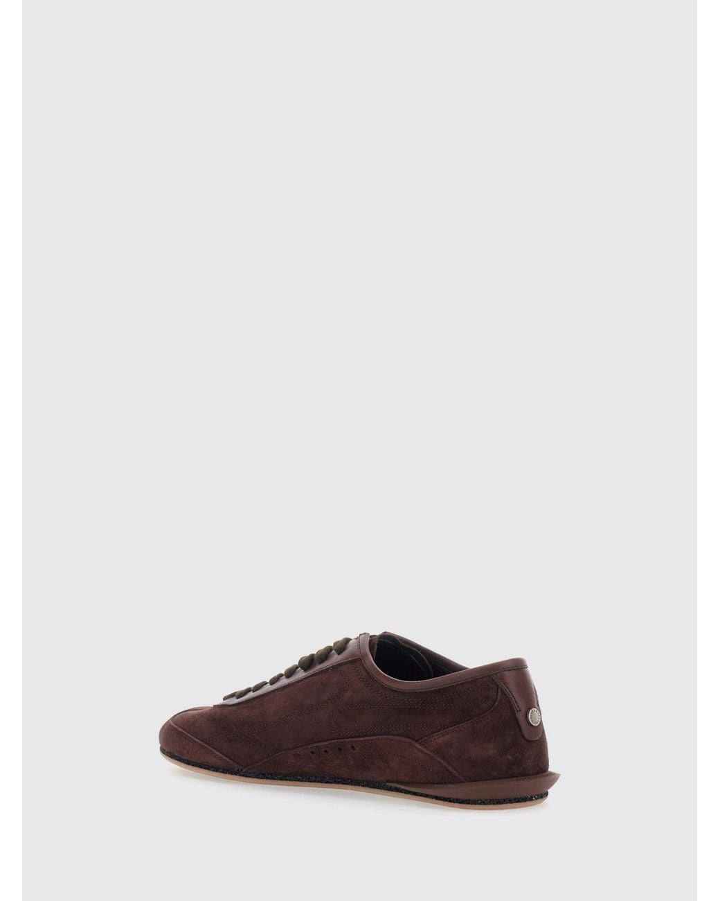 Dolce & Gabbana Brown Low-Top Sneakers Gimondi Plus Suede Trainers for men