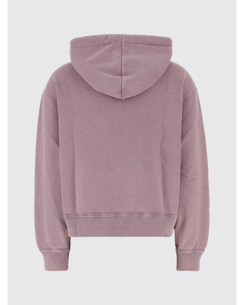 Isabel Marant Purple Logo Jersey Hoodie
