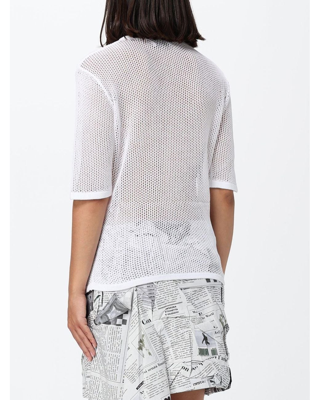 Moschino Couture White Jumper