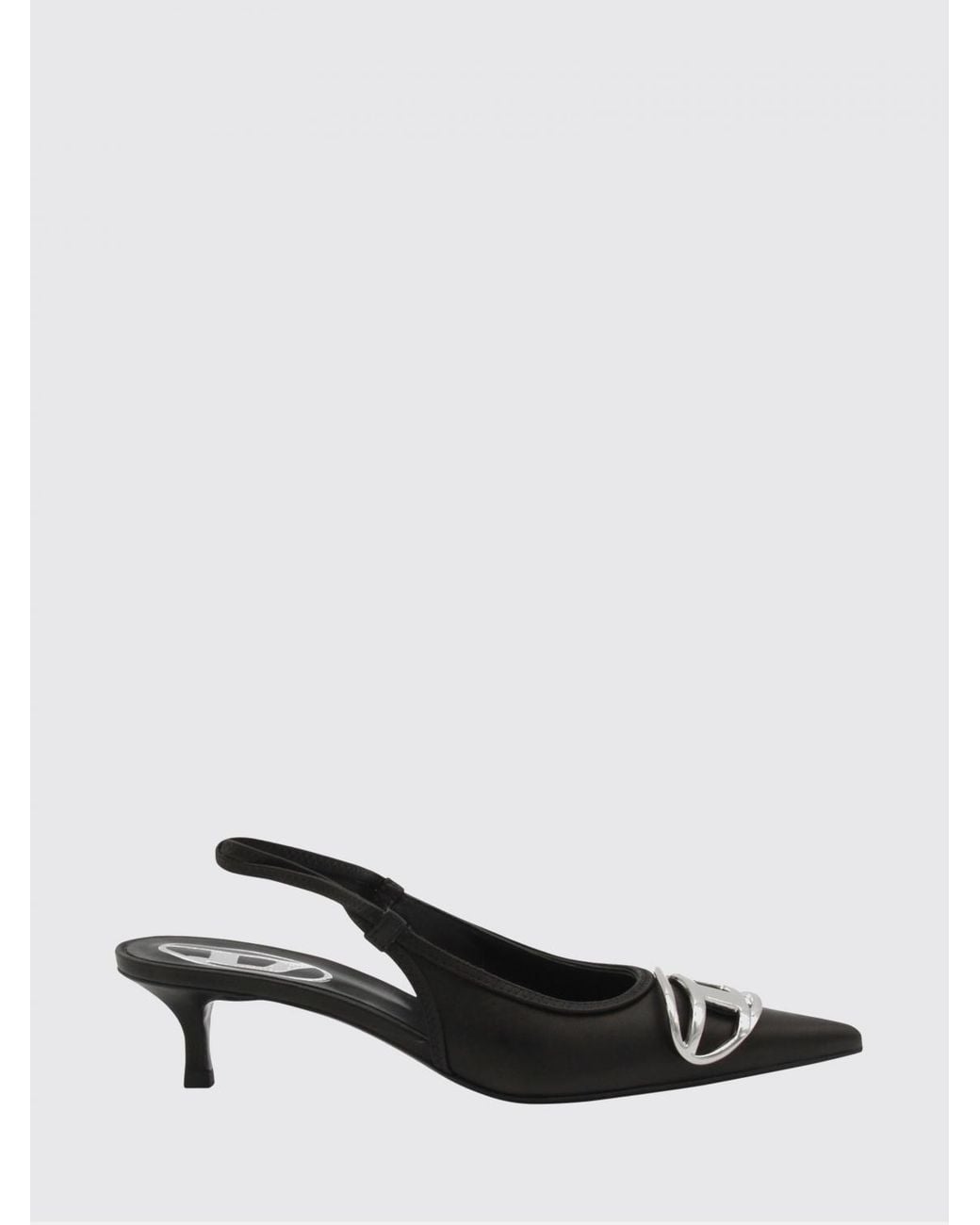 DIESEL Black D-Venus Nappa Slingback
