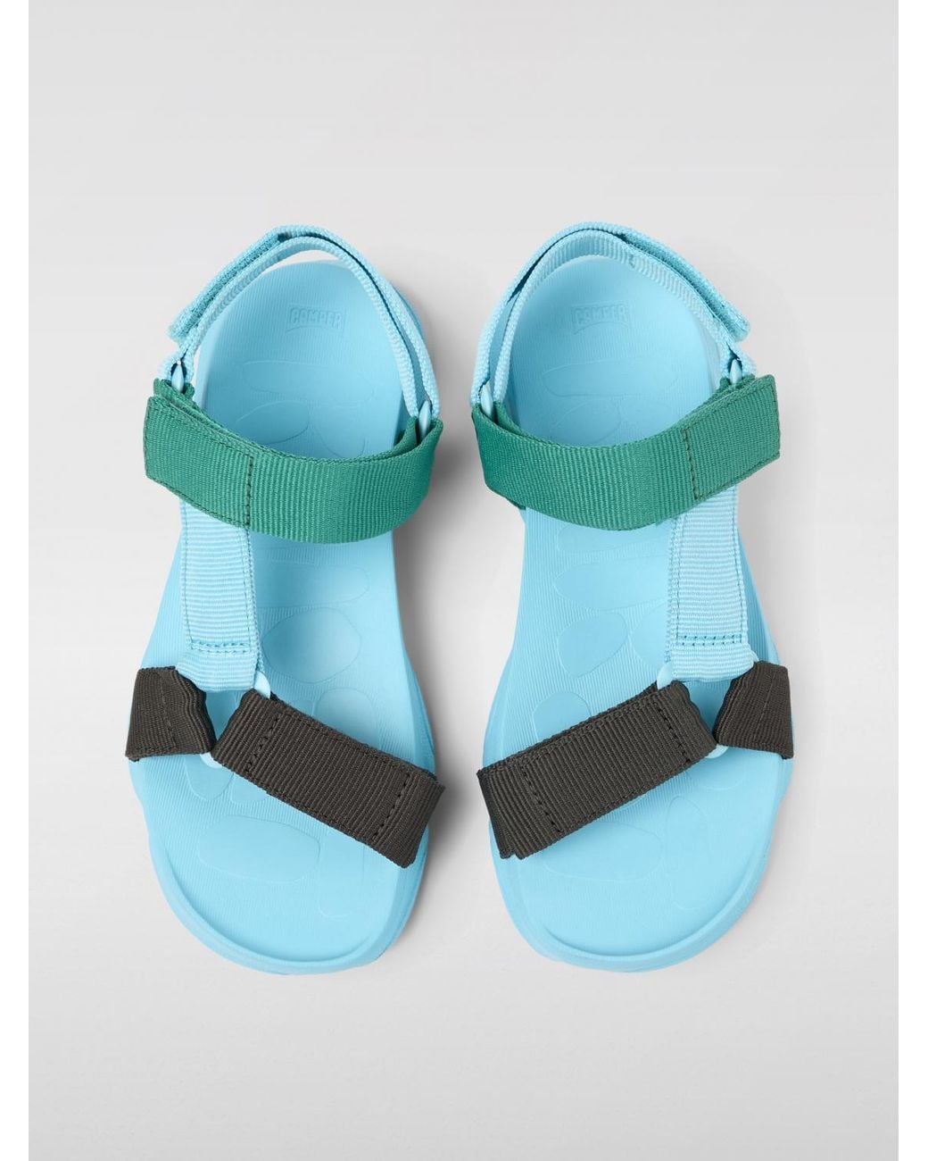 Camper Blue Flat Sandals