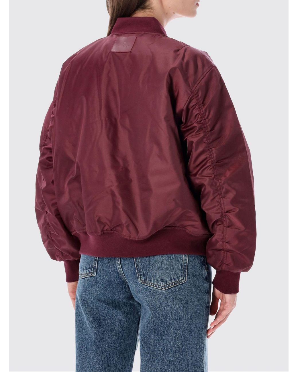 Anine Bing Red Leon Relaxed Fit Bomber Jacket