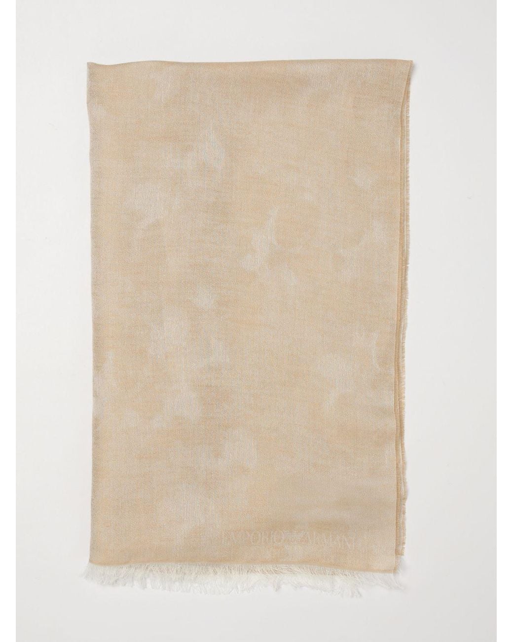 Emporio Armani Natural Linen Blend Stole