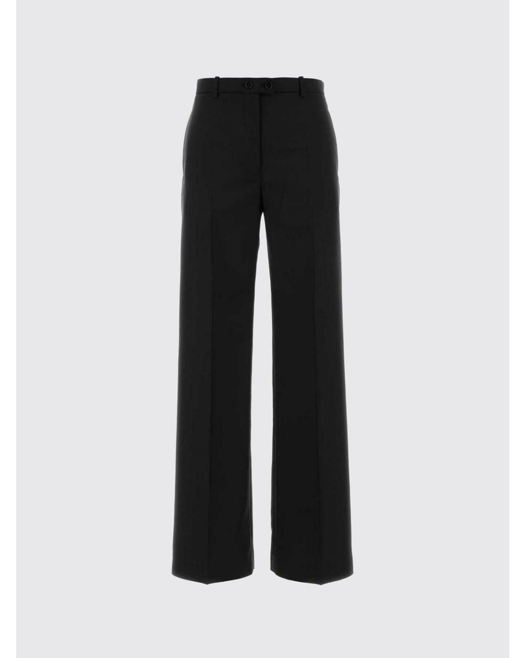 Jil Sander Black Sartorial Wide-Leg Trousers