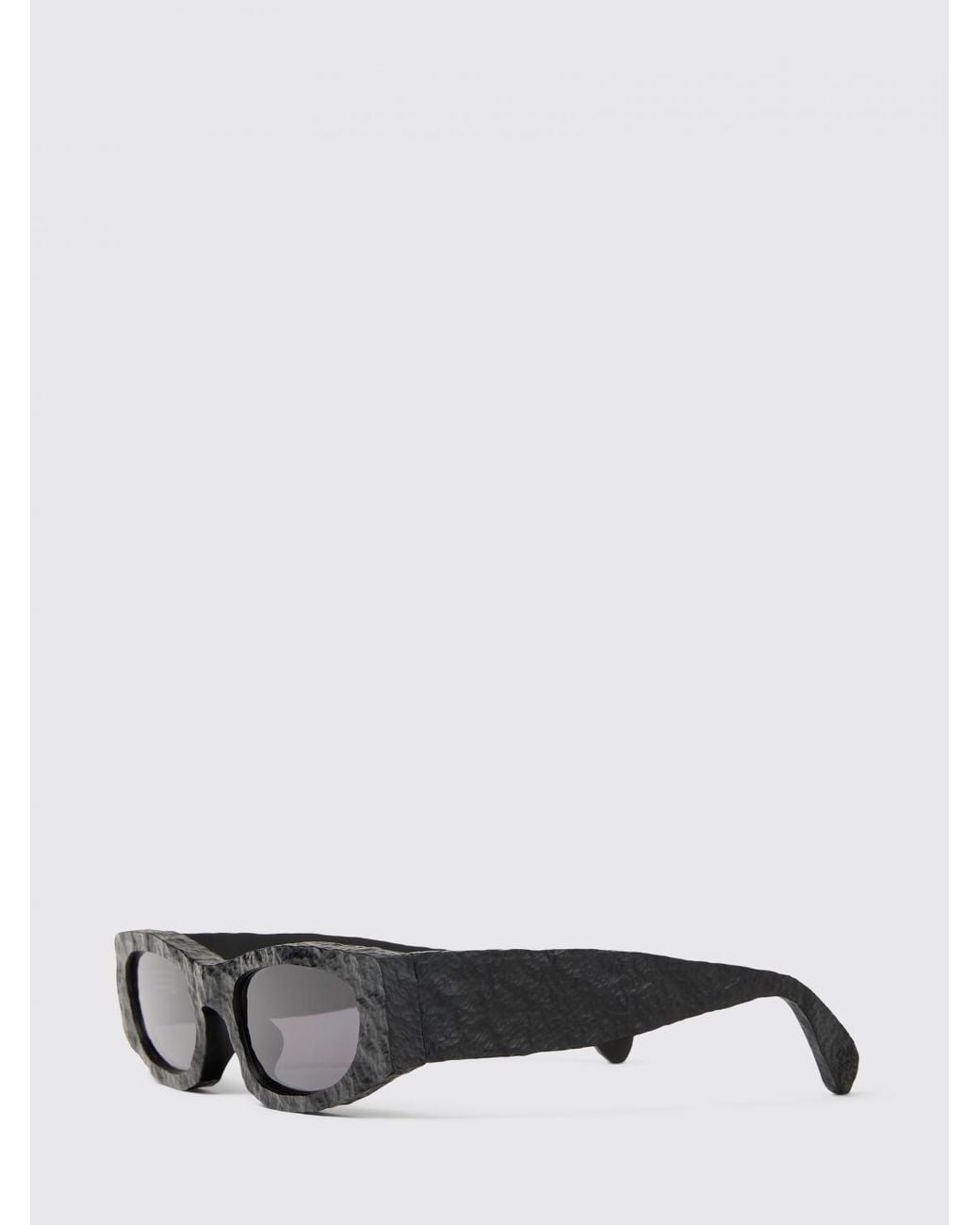 CAMPERLAB Black Hirmu Handcrafted Textured Acetate Sunglasses for men