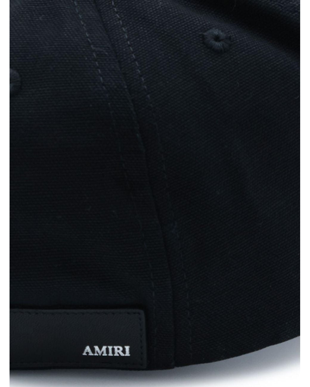 Amiri Blue Cotton Baseball Cap With Embroidered Logo And Adjustable Strap for men