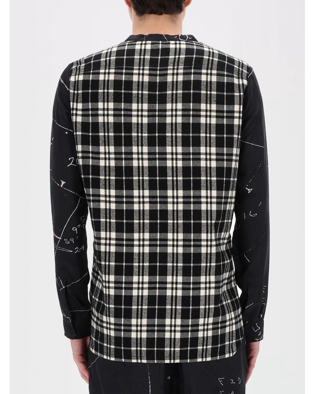 Rick Owens Black Printed Cotton Blend Shirt for men