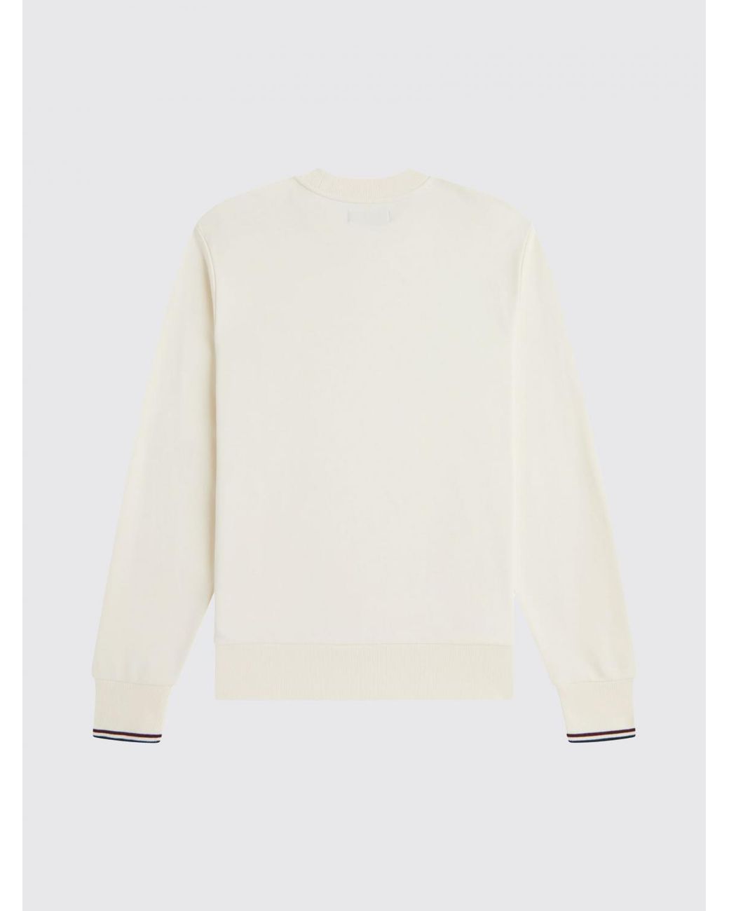 Fred Perry Baumwoll-Rundhalssweatshirt Mit Logo in White für Herren
