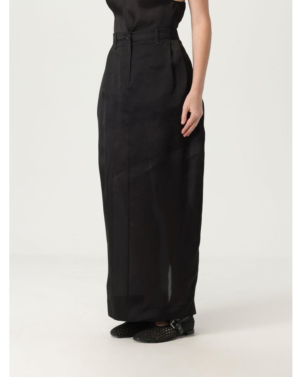 Khaite Black Skirt