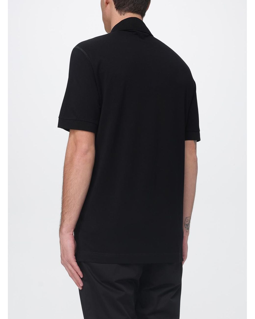 Dolce & Gabbana Black Dolce &Amp Gabbana Cotton Polo Shirt for men