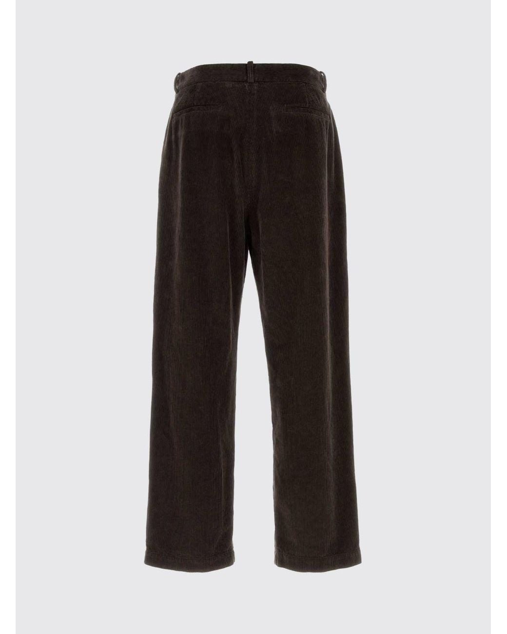 The Row Black Tuxo Wide-Leg Pleated Velvet Trousers for men