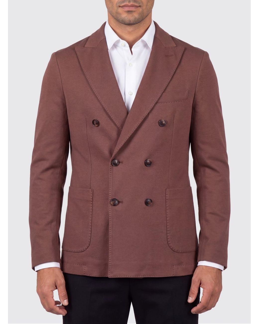 Circolo 1901 Red Double Breasted Blazer for men