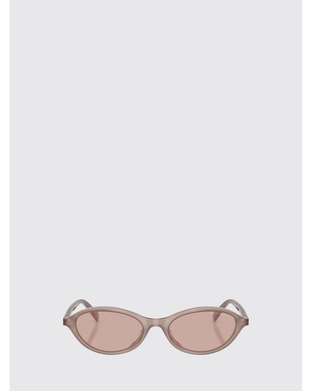 Emporio Armani Pink Two-Tone Acetate Cat-Eye Sunglasses