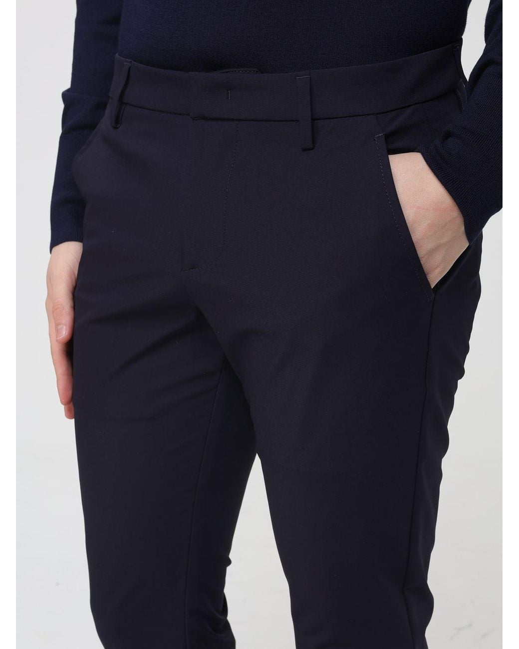 Dondup Blue Chino Pants for men