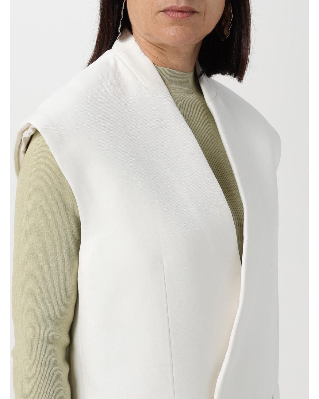 Chaleco Mujer Jil Sander de color White