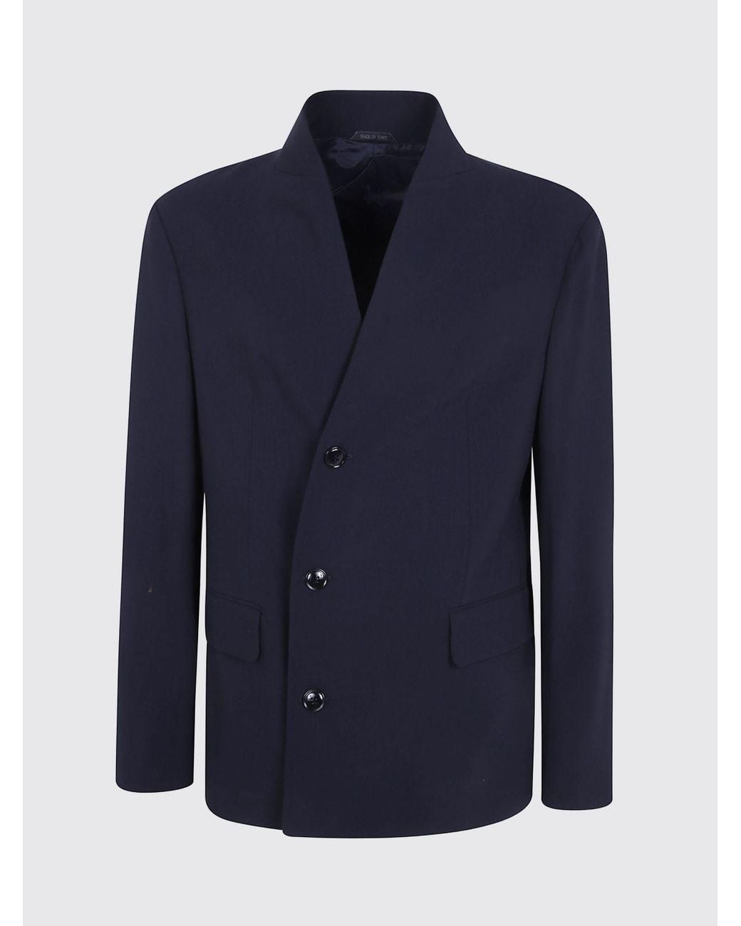 Giorgio Armani Blue Double-Breasted Blazer for men