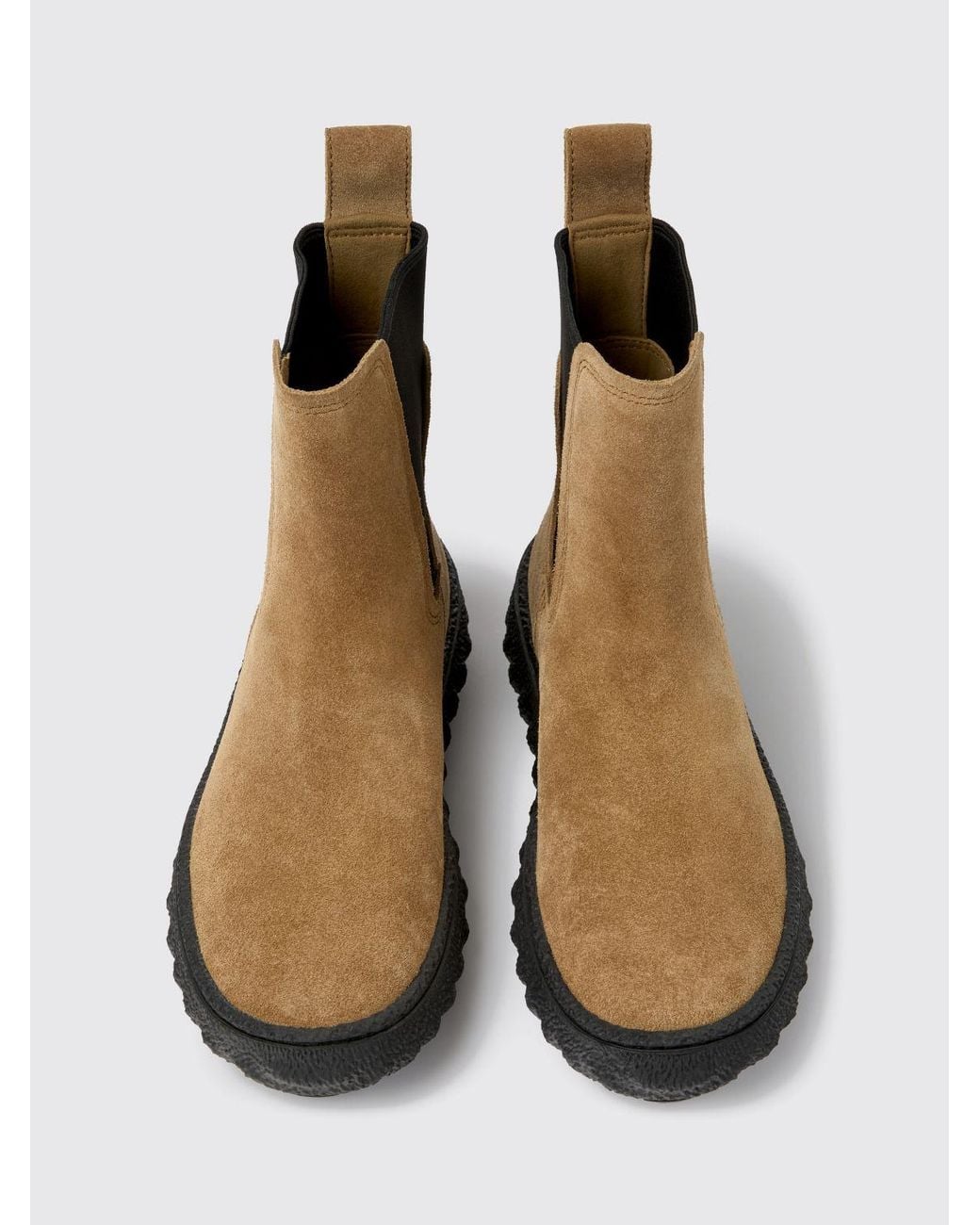 Camper Brown Flat Ankle Boot