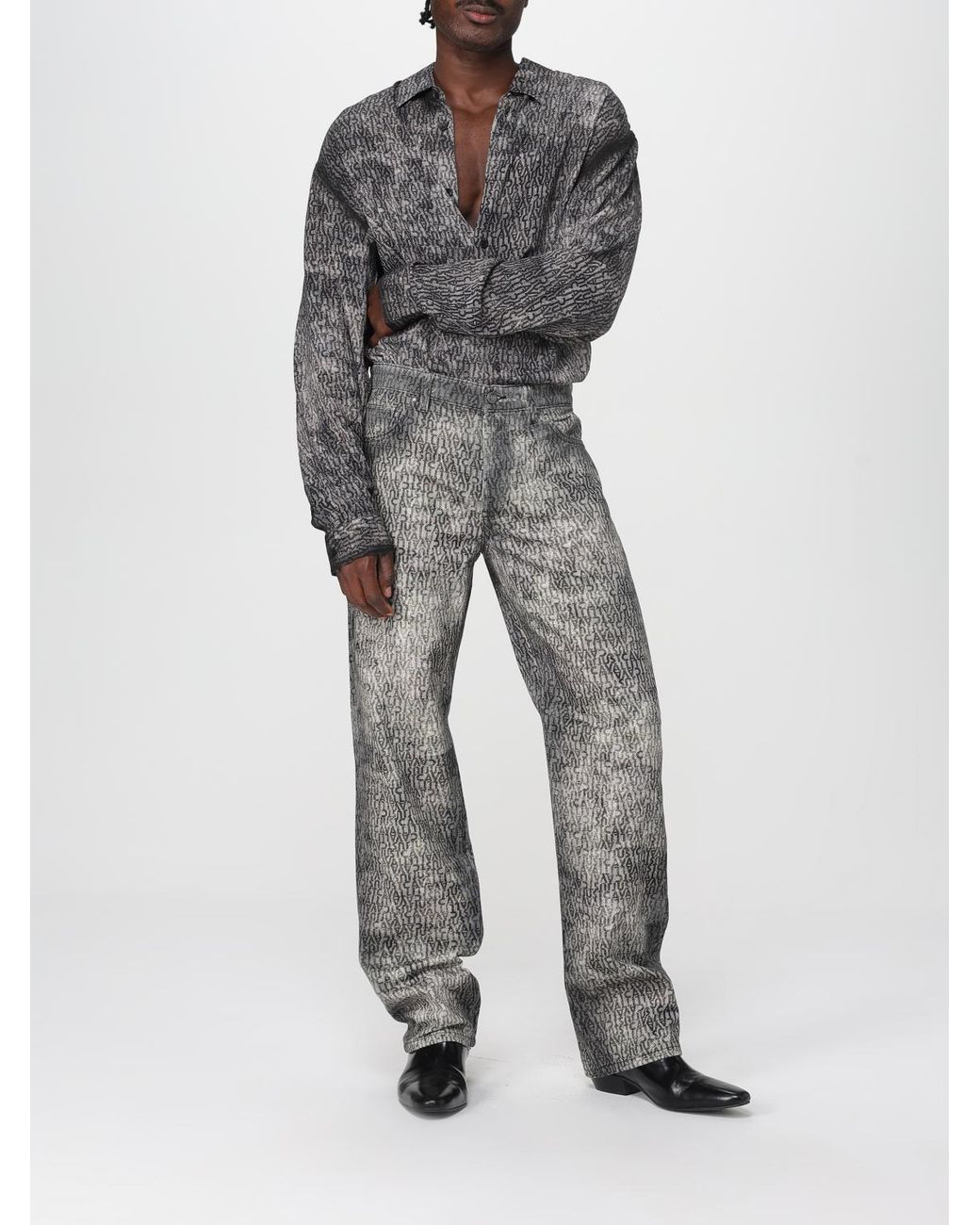 Just Cavalli Gray Shirt for men