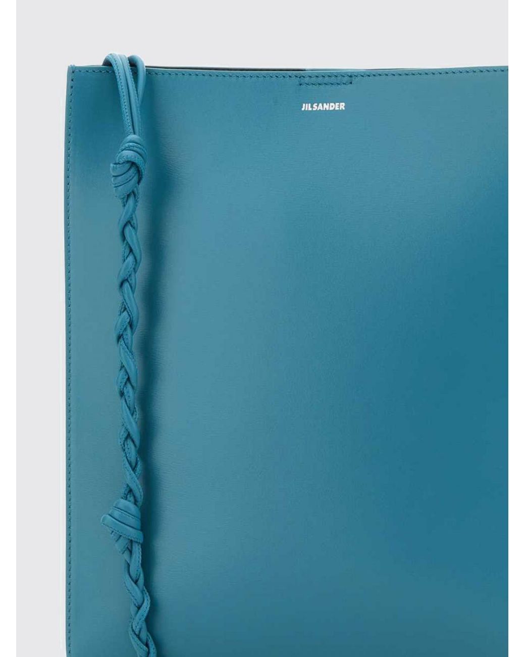 Jil Sander Blue Tangle Leather Bag