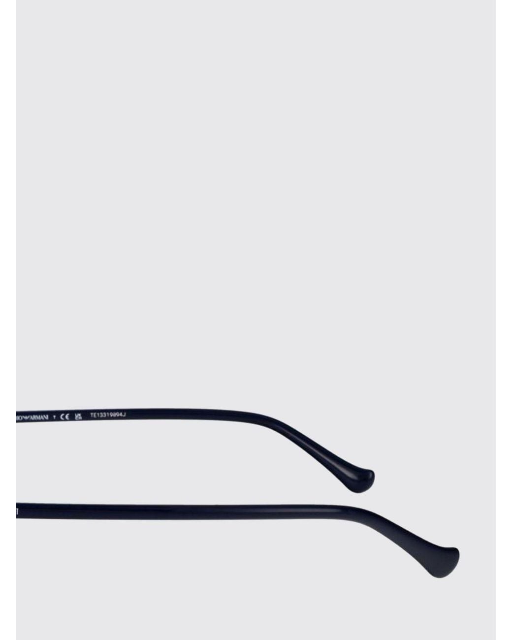 Emporio Armani Metallic Diamond-Shaped Sunglasses for men
