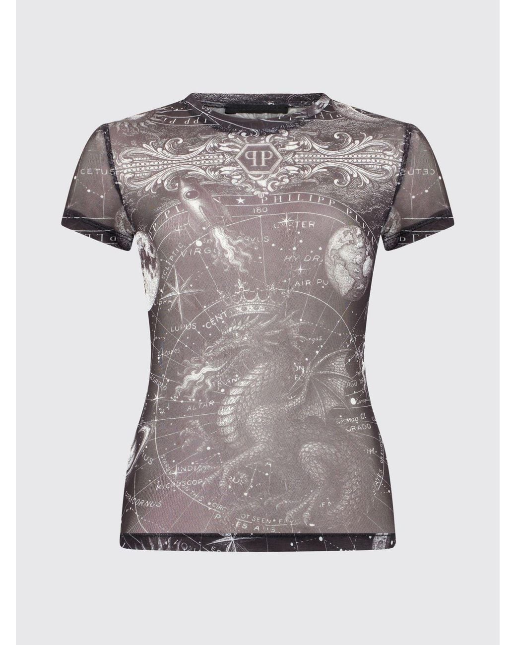 Philipp Plein Black Zodiaco Slim Fit T-Shirt