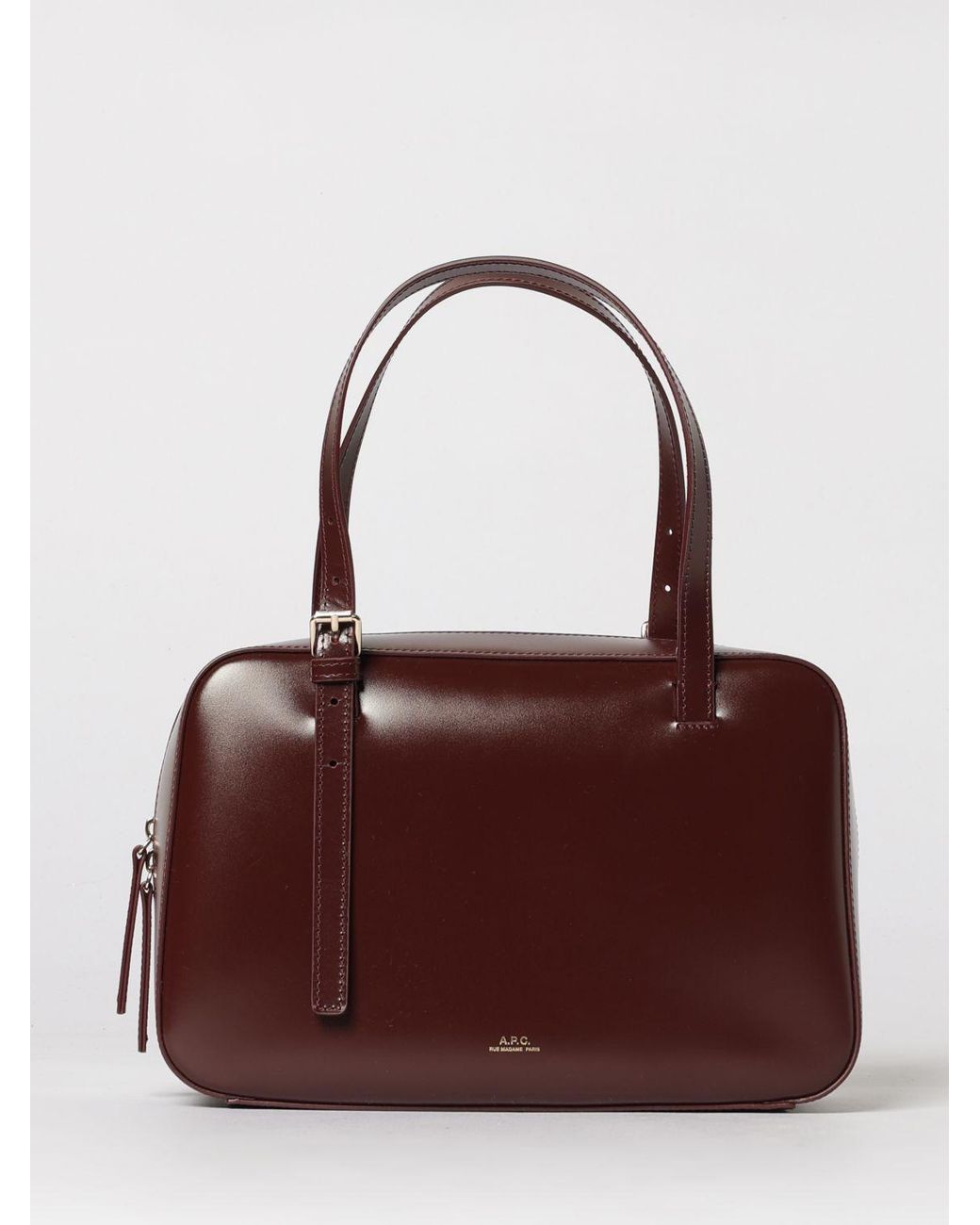 Borsa Virginie Box di A.P.C. in Purple