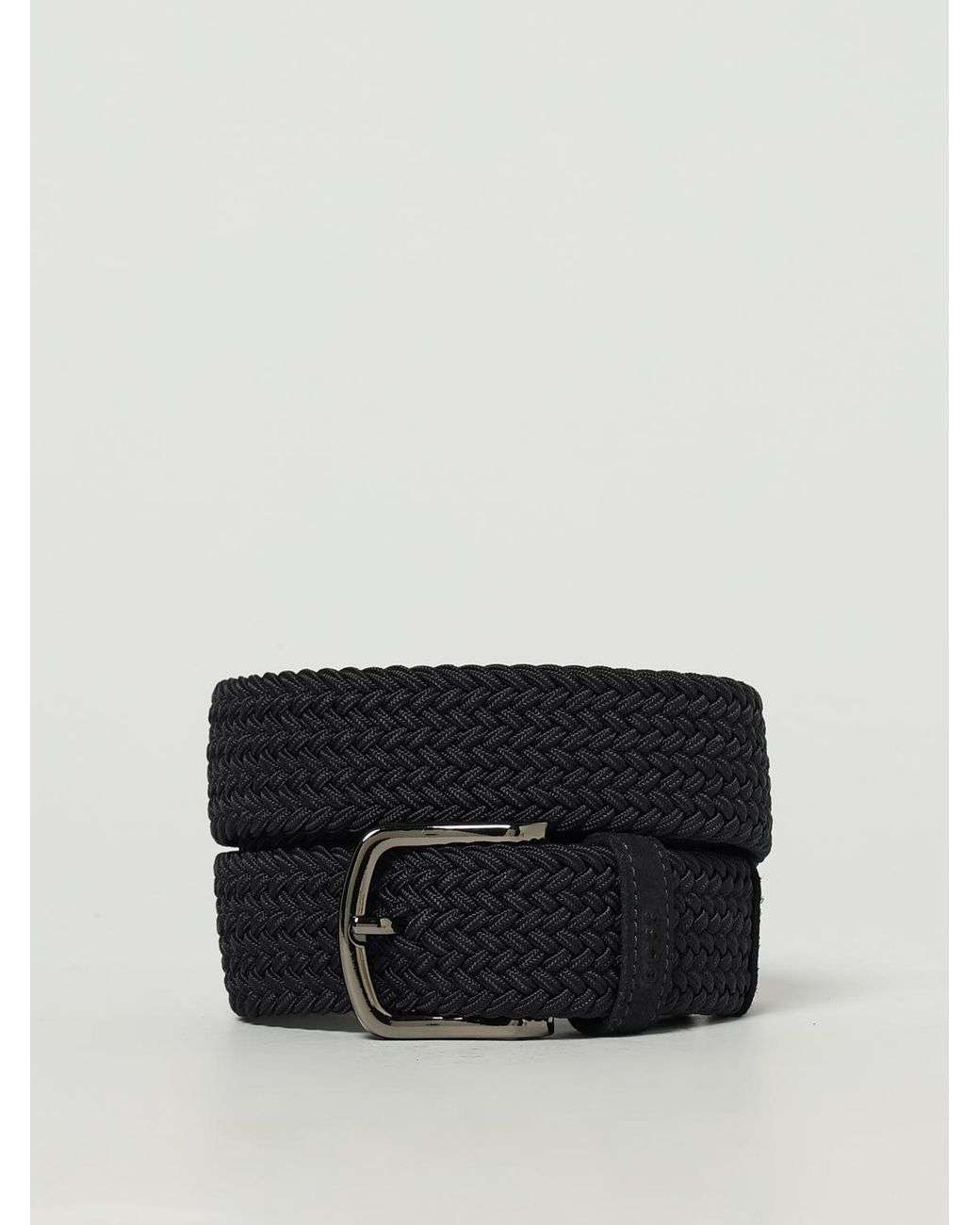 Boss Black Braided Knit Belt for men