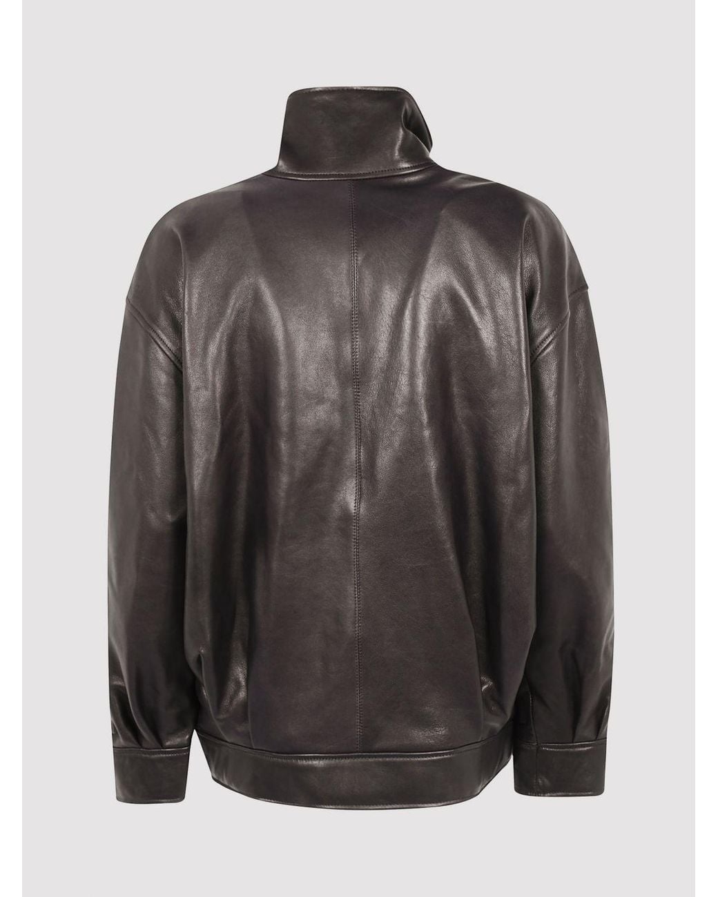Arma Gray Relaxed-Fit Bomber Jacket