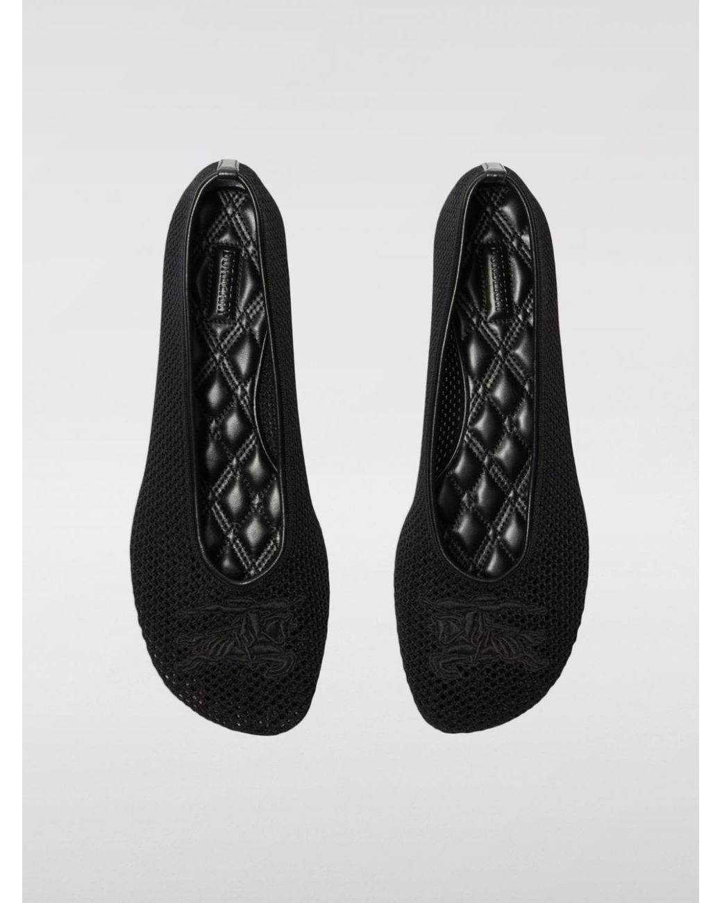 Burberry Black Mesh Ballet Flat