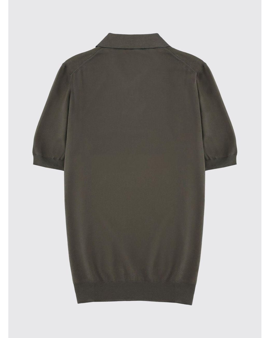Polo De Algodón Fay de hombre de color Green